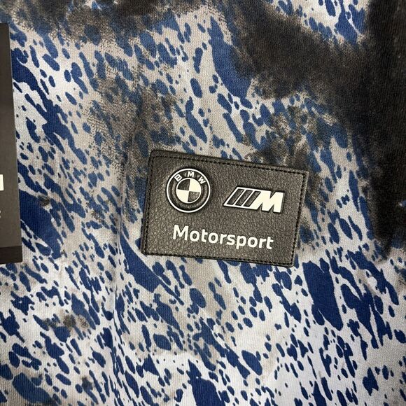 PUMA Bmw MMS Colorsplash All Over Print Crew Neck Short Sleeve T-Shirt Sz XL NWT - Picture 3 of 9